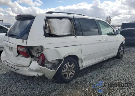2005 Honda Odyssey Ex z USA, uszkodzony, nr VIN 5FNRL38475B403182